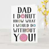 Vatertagskarte spenden karte (Gelbe Blume)