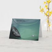 Vatertagskarte, TVR-Sportauto Karte (Gelbe Blume)