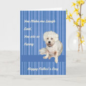 Vatertagskarte vom Haustier Karte (Gelbe Blume)