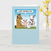 Vatertagskarte: Von der Herde Karte (Gelbe Blume)