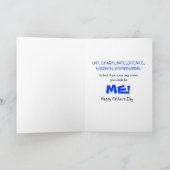 Vatertagskarte - Witziger Cartoon Karte (Innenseite)