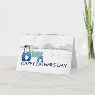 Vatertagskarte: Zugmaschine Karte