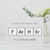 Vatertagskarten Cool Spaß Dankeskarte (Stehend Vorderseite)