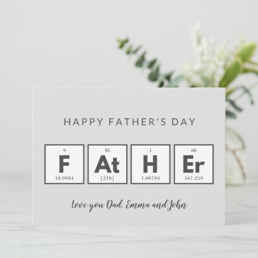 Vatertagskarten Cool Spaß Dankeskarte (Stehend Vorderseite)