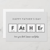 Vatertagskarten Cool Spaß Dankeskarte (Vorne/Hinten)
