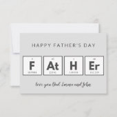 Vatertagskarten Cool Spaß Mitteilungskarte (Vorderseite)