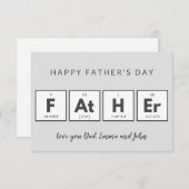 Vatertagskarten Cool Spaß Mitteilungskarte (Vorne/Hinten)