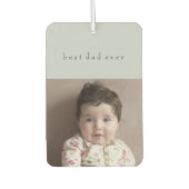 Vatertagskleidung 2 Fotos Individuelle Name Autolufterfrischer (Vorderseite)