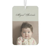 Vatertagskleidung 2 Fotos Individuelle Name Autolufterfrischer (Rückseite)