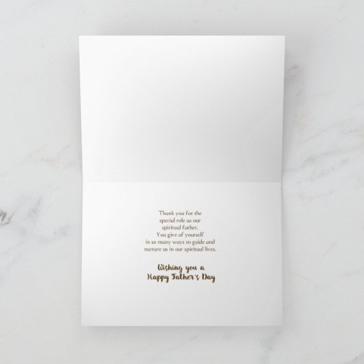 Vatertagskompetenzen Dankeskarte (Innenseite)