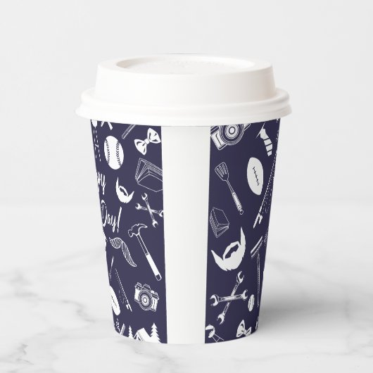 Vatertagsmarine Pappbecher (Links)