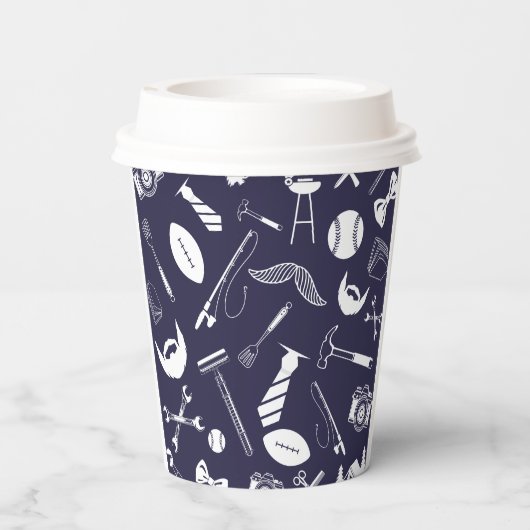 Vatertagsmarine Pappbecher (Rückseite)