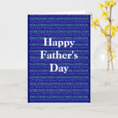 Vatertagsnummern, Buchhalter, Buchhalter, Math Karte (Gelbe Blume)