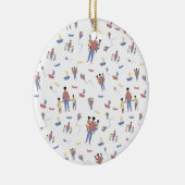 Vatertagsschmuck Keramik Ornament (Rechts)