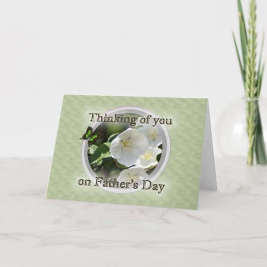 Vatertagsverlust eines Kindes Karte (Vorderseite)