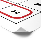 Vatertagswörtersuche Poster (Ecke)