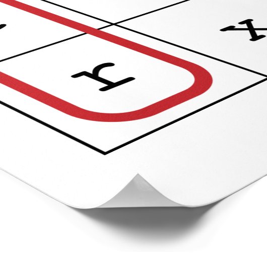 Vatertagswörtersuche Poster (Ecke)