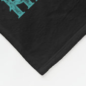 Vatertochter hört immer Geschenk für Vater Fleecedecke (Ecke)