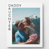 Vatertochter Personalisiertes Foto Fotoplatte (Vorderseite)