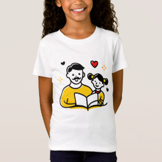 Vatertochter Reading T - Shirt | Vatertag
