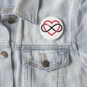 Vaterunendlichkeitsherz für den Vatertag Button (Beispiel)