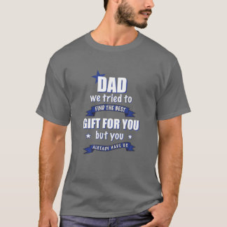 Vatervater Day Geschenk Männer Sohn Idee Junge T-Shirt