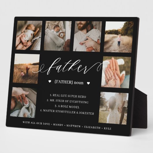 Vaterwörterbuch Definition 8 FotoCollage Schwarz Fotoplatte (Seite)