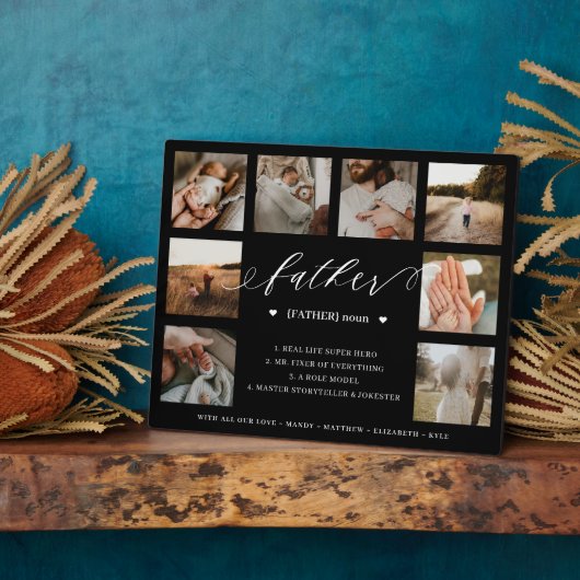 Vaterwörterbuch Definition 8 FotoCollage Schwarz Fotoplatte (Seite)