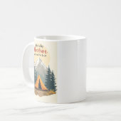 Vathers Day Adventure Camping Theme Kaffeetasse (Vorderseite Links)