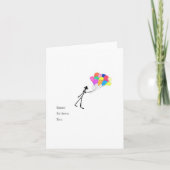 Vathers Day Balloons Card Karte (Vorderseite)