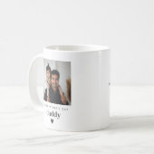 Vathers Day Daddy Foto Kaffeetasse (Vorderseite Links)