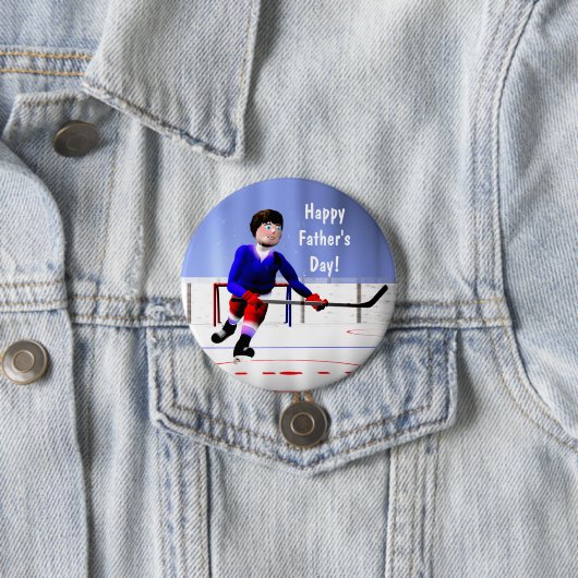 Vathers Day Hockey Overtime Button (Beispiel)