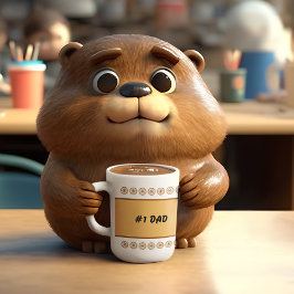 Vathers Day lustiger Radfahrer-Sondertext Kaffeetasse