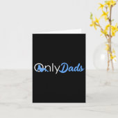 Vathers Day Only Vaters Funny Onlydads Papa Daddy Karte (Gelbe Blume)