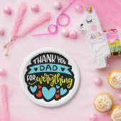 Vathers Day Paper Plate Pappteller (Party)