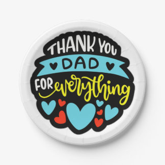 Vathers Day Paper Plate Pappteller
