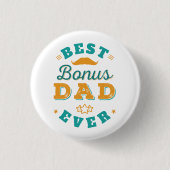 Vathers Day Stepdad Keepake Novelty Button (Vorderseite)