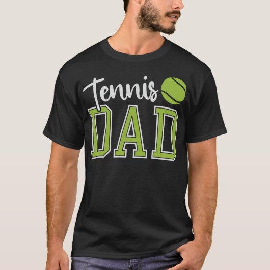 Vathers Day Tennis Vater Tennis Lover Vater Basket T-Shirt (Vorderseite)