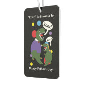 Vathers Day Tyranosaurus Rex Tochter personalisier Autolufterfrischer (Links)