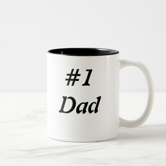 Vati #1 zweifarbige tasse (Rechts)