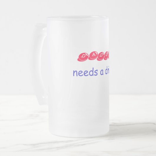 VATI, Bedarf ein Getränk Mattglas Bierglas (Vorderseite Links)