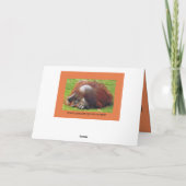 Vati benötigt ein TIMEOUTlustige Foto-Karten Karte (Rückseite)