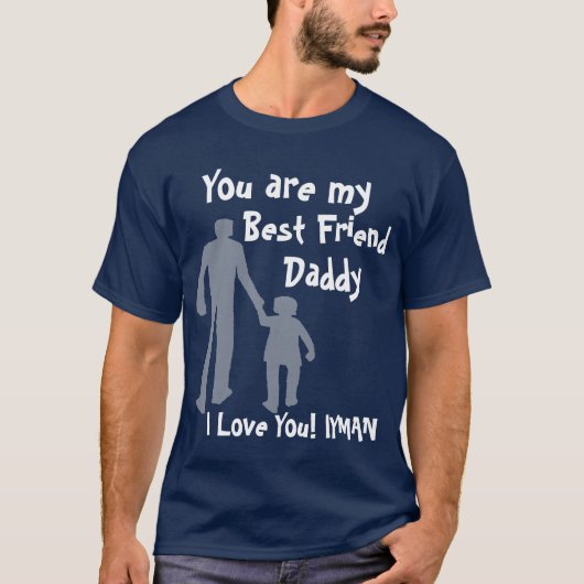 Vati-bester Freund T-Shirt (Vorderseite)