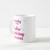 Vati der 1. Geburtstags-Prinzessin! Kaffeetasse (Vorderseite Links)