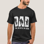 Vati der Mann der Mythos der Legendenvati T-Shirt (Vorderseite)