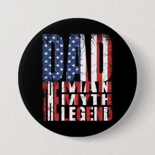 VATI DER MANN DER MYTHOS DIE LEGENDE AMERIKANISCHE BUTTON