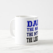 Vati, der Mann, der Mythos, die Legende Kaffeetasse (Vorderseite Links)