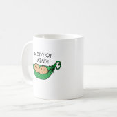 Vati der Zwillings-Hülse Kaffeetasse (Vorderseite Links)