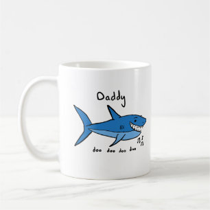 Vati-Haifisch Doo Doo Doo Kaffeetasse