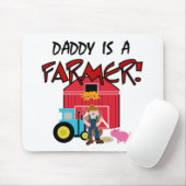 Vati ist ein Bauers-T-Shirts und Geschenke Mousepad (Mit Mouse)